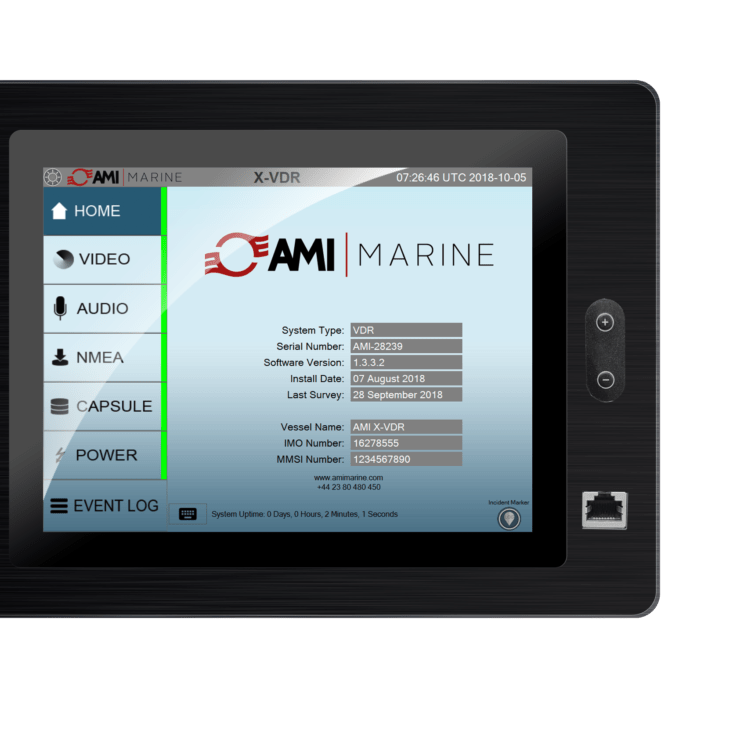 X2 VDR Touch Screen 9.7 from AMI Marine